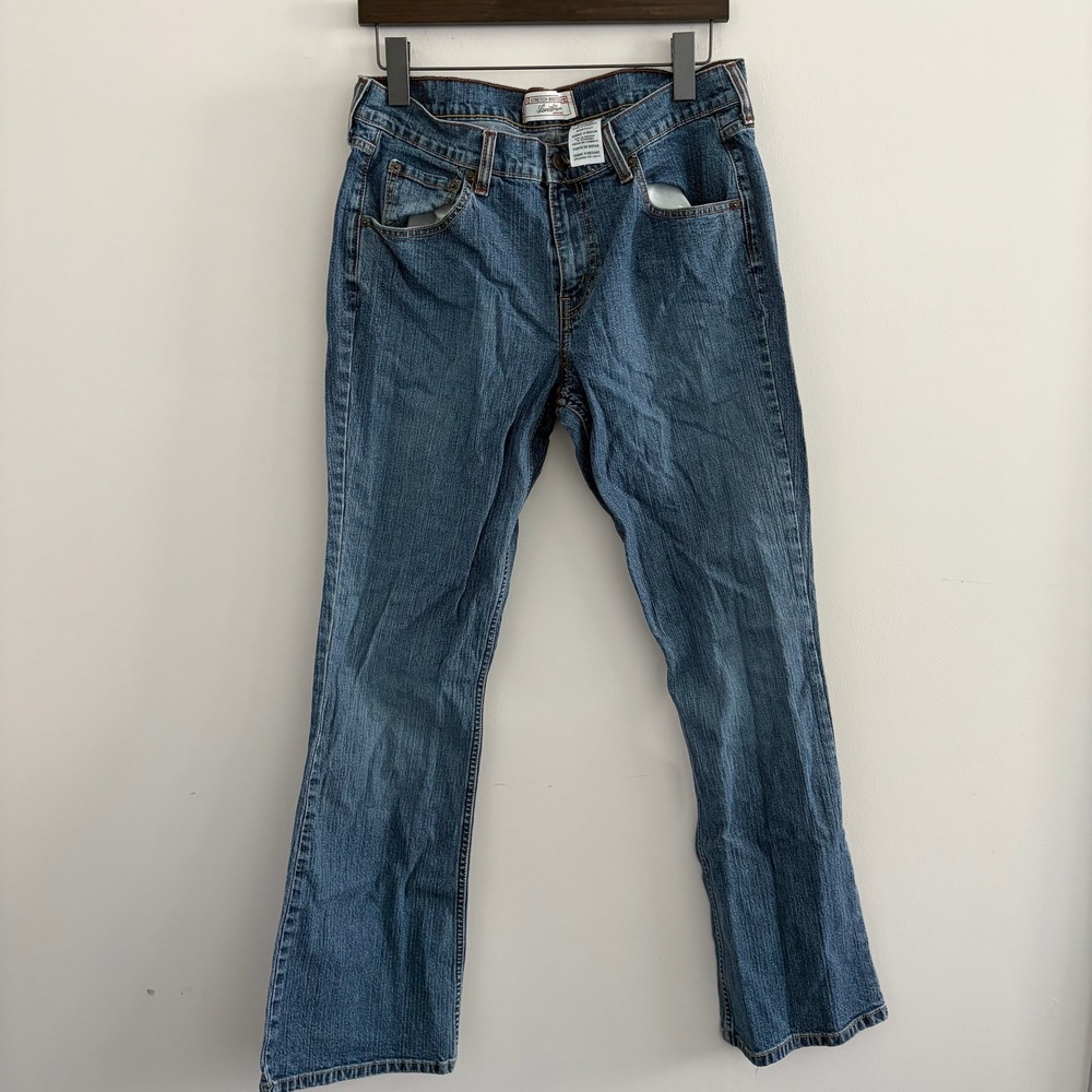 Levi Strauss Signature Womens Stretch Bootcut Jeans Medium Wash Blue Size 10M